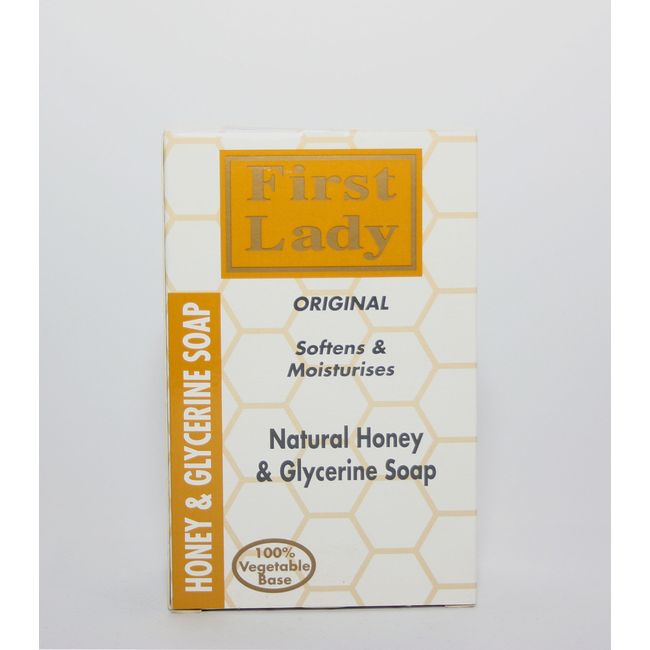 NATURAL HONEY & GLYCERIN SOAP | MOISTURISES | SOFTENS | BEAUTY BAR 200g - With PURE HONEY & PURE GLYCERINE - 100% Vegetable Base - Suitable for delicate skin types - helps keep skin moist and hydrated