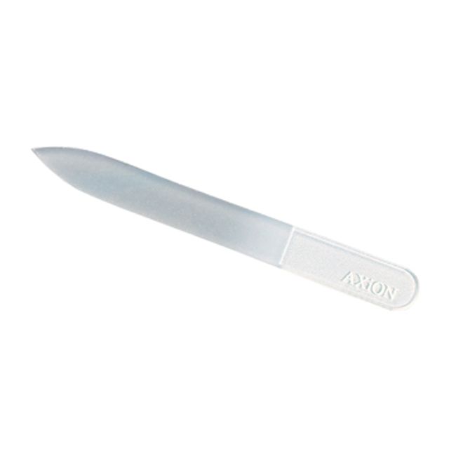 Czech made AXiON<br> Nail care goods Glass nail file (silver) double-sided type #slg009565<br>