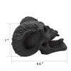 Stanbroil Demon Fireproof Fire Pit Fireplace Skull Gas Log for Ventless & Vent Free, Propane, Gel, Ethanol, Electric, Outdoor Fireplace and Fire Pit, Halloween Decor - Patent Pending