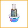Partuto M12x1.5 Multicolor Magnetic Oil Drain Plug with Gaskets 1 Set Replacement