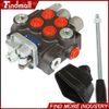2 Spool 11GPM Hydraulic Control Valve Double Acting Tractor Loader W/Joystick