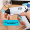 BLACK+DECKER 4V MAX* Cordless Glue Gun, USB Rechargeable - BCGL115FF​
