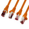 1CONN Cat6 network cable 0.5m orange Ethernet cable Lankabel Cat6 Lan network cable Sftp Pimf patch cable 1000 Mbit s