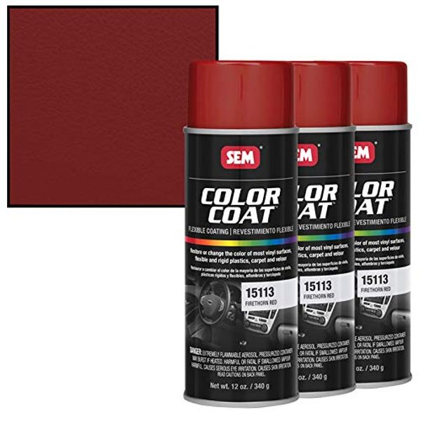 SEM 15113, Firethorn Red, Color Coat, Vinyl Paint (3)