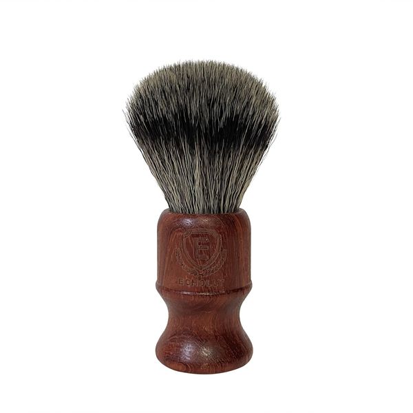 Premium Shaving Brushes For Men by Echolly-Super Strong NO Shed Bristle Shave Brushes-Wood Handle Legacy Shave Brush-Rich and Fast Lather Shaving Cream Brush (Vintage Rosewood)