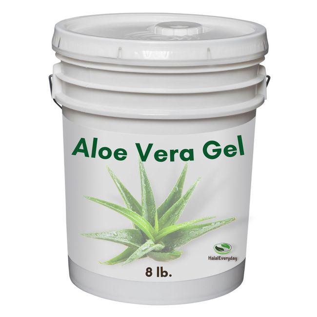 Aloe Vera Gel 1 Gallon / 8 lbs - Pure Organic Thick Soothing Skin Bulk Wholesale