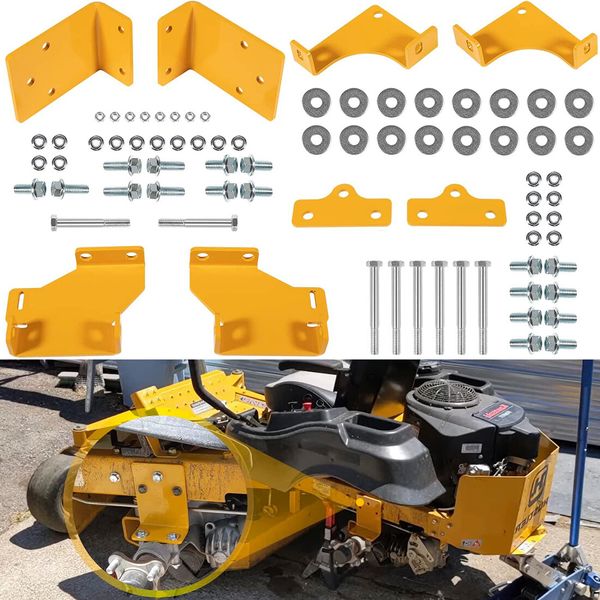 for Hustler Transmission Hydro Brackets Kit Raptor SD SDX Zero Turn Mower 125255