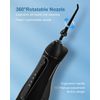 Water Dental Flosser Cordless for Teeth - Nicwell 4 Modes Dental Oral Irrigator, Portable and Rechargeable IPX7 Waterproof Powerful Battery Life Water Teeth Cleaner Picks for Home Travel Black