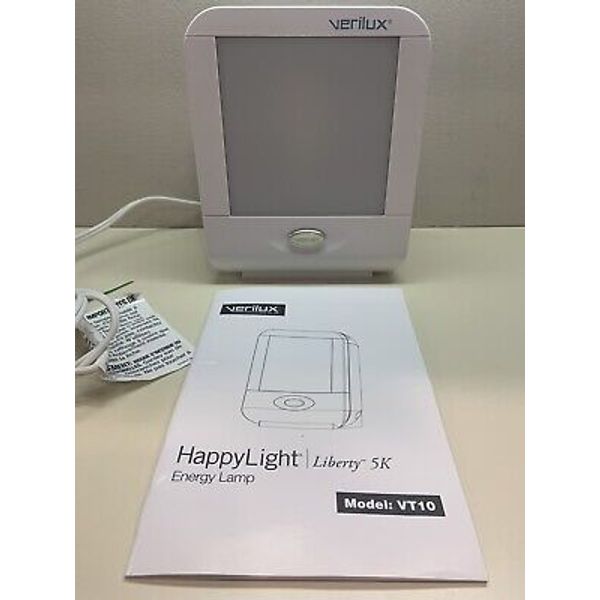 Verilux Happy Light Energy Lamp. VT10. Natural Spectrum Light, Compact Design