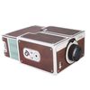 Mobile Phone Projector, Smart Portable Projector Second Generation, Mini DIY Projector Home Cinema
