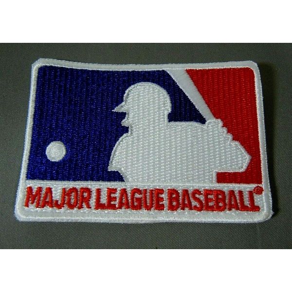 MLB-Major League Baseball Embroidered Iron-On Patch 3.25" x 2.25" 
