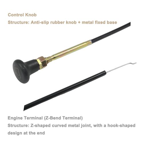 054-8017-00 Mower Choke Control Cable Compatible with Bad Boy Stens Mower 290-610,Compact Outlaw, CZT Elite, MZ Magnum, Maverick,for Bad Boy Zero-Turn mowers