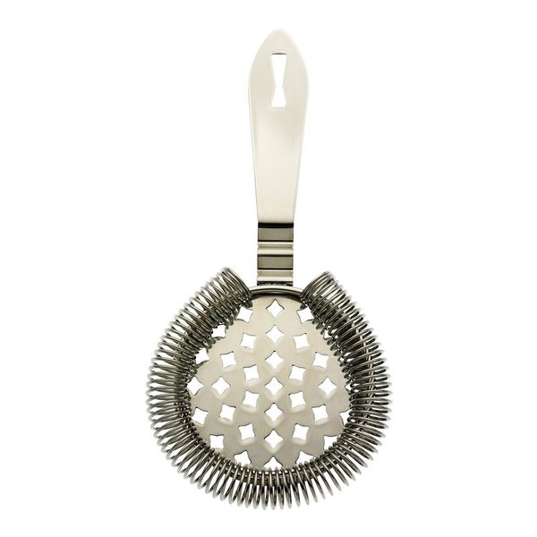 Barfly Classic Hawthorne Spring Bar Strainer, Stainless Steel, Stainless, 17.7 x 8.5 x 2.8 cm