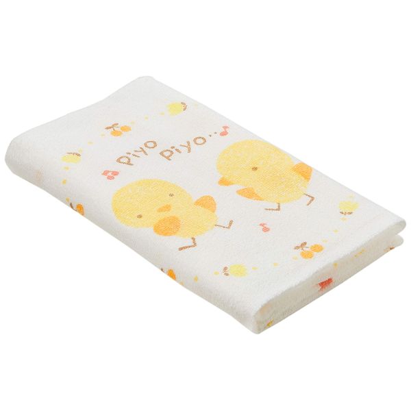 OMOTEPAIRU URAGAAZE SQUARE PIYPPIYO Pattern soft infant bath towel