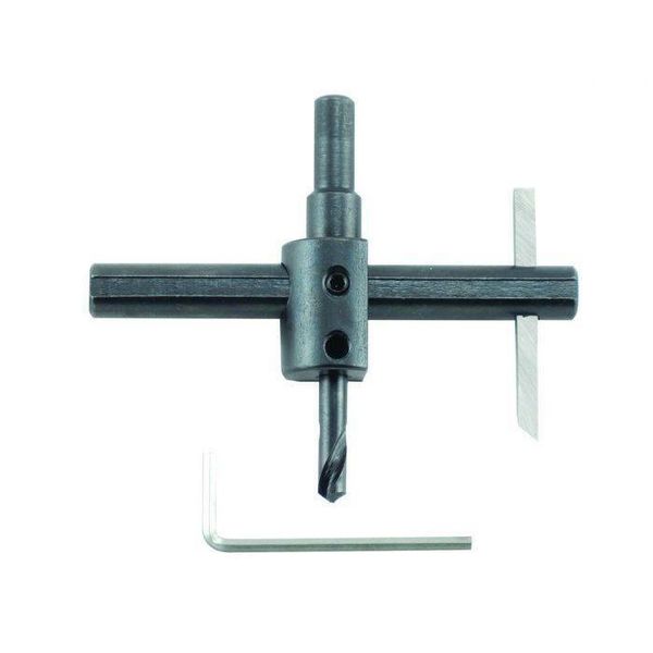 GENERAL TOOLS #5B ADJUSTABLE 1"- 6" HEAVY DUTY CIRCLE CUTTER W/ 3/8" ROUND SHANK