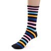 Silky Toes Women's Crew Designed Fun Socks, 8 Pairs (DotsNStripes)