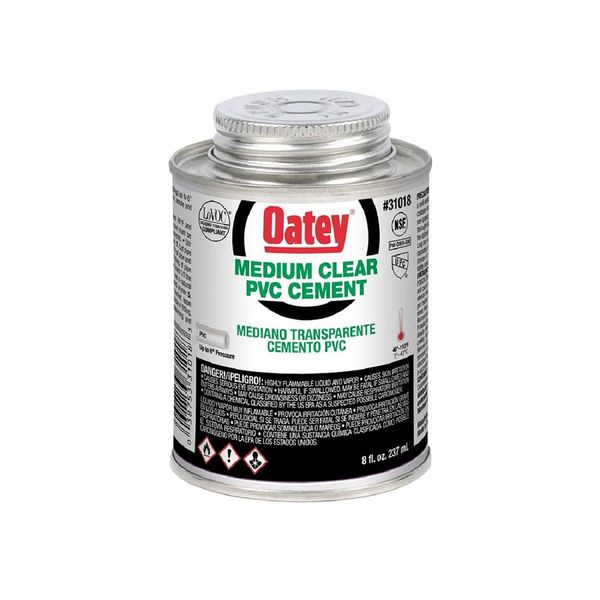 Oatey 31018 Clear Cement, 8 oz