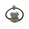 Glitter Ball Hair Rubber Golf Marker Pedestal