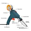 60W Soldering Iron Gun Kit Adjustable Temperature Welding Solder Wire Flux Paste