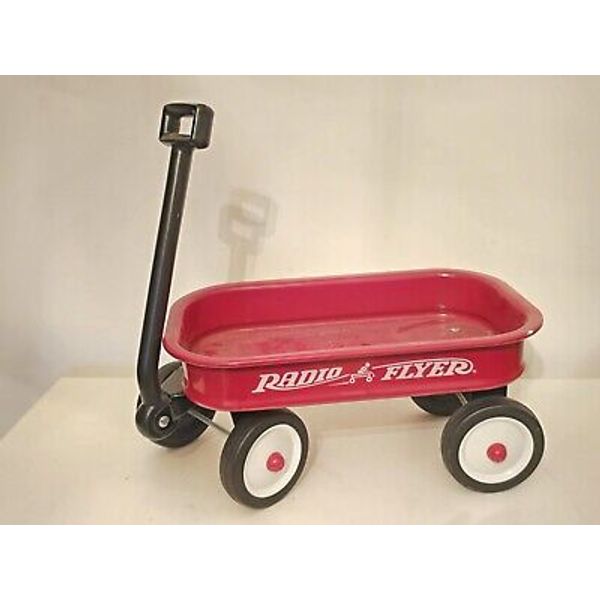 Mini Radio Flyer Red Wagon Small 32cm Child’s Pull Along Toy Festival Camping