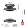 4 Pcs Pot Lid Knob, Universal Replacement Pan Lid Cover Knobs, Kitchen Cookware Knob Handle, Bakelite Circular Handgrip Knobs