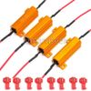 4X 50W 6ohm LOAD RESISTOR FIX LED LIGHT BULB ERROR FAST HYPER FLASH TURN SIGNAL