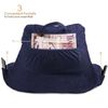 Soft Reading Pillow, TV & Bed Rest Pillow, Arms Support With Pockets - Navy Blue