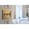 Soho Lighting Brushed Brass Gold 3 Gang 2 Way Toggle Light Switch Screwless