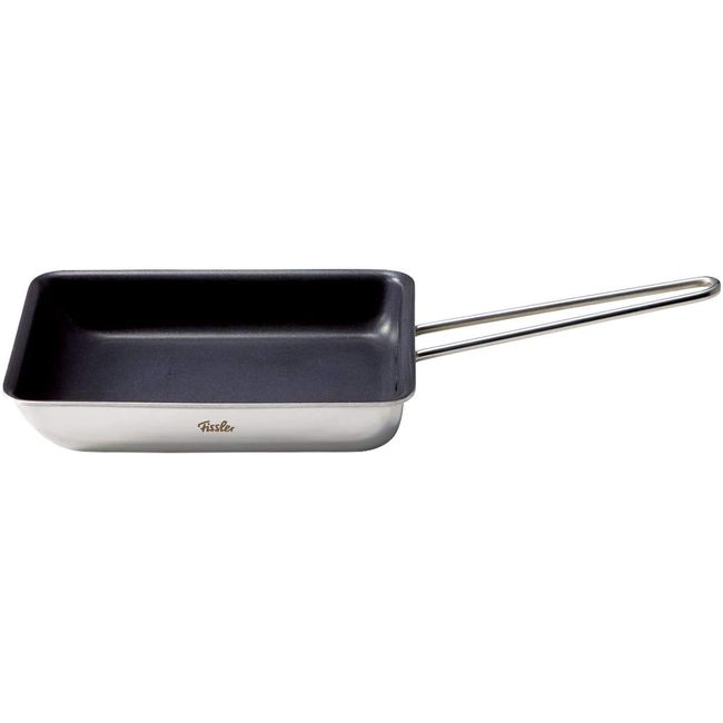 Fissler 16-003-00-500 Egg Frying Pan, Induction Compatible, Made in Japan, Large 5.5 x 7.5 inches (14 x 19 cm), Gas Fire/Induction Compatible, Egg Grilled (Japan Authentic Sale)