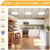 2x2 LED Panel Lights 4-Pack, 0-10V Dimmable, Edge-Lit 2x2FT LED Panel Lighting