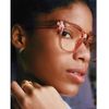 Square Blue Light Blocking Glasses Anti Glare Computer Pink Frame Eyeglasses