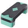 27" Aerobic Step Trainer Cardio Adjustable Exercise Workout Fitness w/ Risers