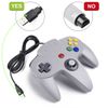 miadore N64 Classic USB Controller, Retro Controller for N64 Bit USB Wired Gamepad Joystick Game Controller for Windows PC Mac Raspberry Pi 3,Gray