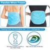 Double Sided Gel Cold Pack Reusable Ice Pack for Waist, Back,  Adjustable Strap