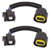 HUIQIAODS H4 9003 to H13 9008 Female Adapter Headlight Conversion Socket Cable