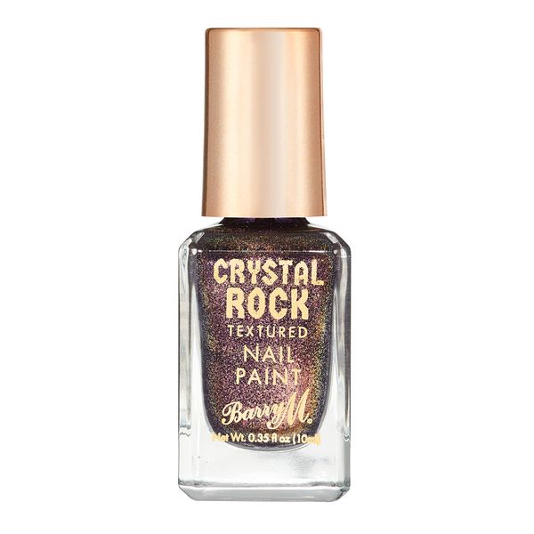 Barry M Cosmetics Crystal Rock Textured Nail Paint - Purple Agate