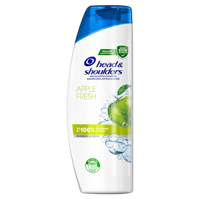 Head & Shoulders Apple Fresh Anti-Schuppen Shampoo, Bis Zu 100% Schuppenschutz, 500ml