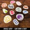 Cloud Solid Temporary Tattoo Water Resistant Fake Body Art Set Collection - Light Pink (One Sheet)