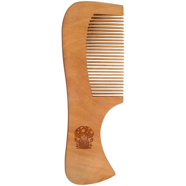 'Meditating Toadstool' Wooden Comb (HA00051651)