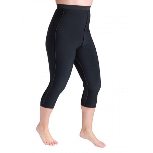 Sigvaris Lymphedema Compreshort Capri 10 15 mmHg Max Black Medium Max 1302 CPM