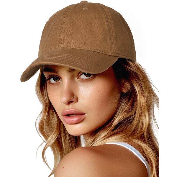 FURTALK Damen Vintage BaseCap Baumwolle Verstellbare Baseball Cap