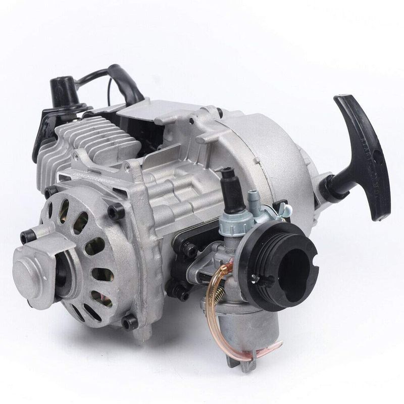 Engine Motor 49CC 2 Stroke Racing Complete Engine Motor Pull Start ...