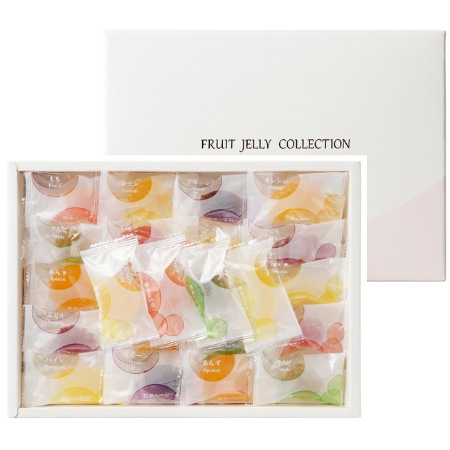 Fruit Jelly Collection Box (44 Pieces of 15 Types)