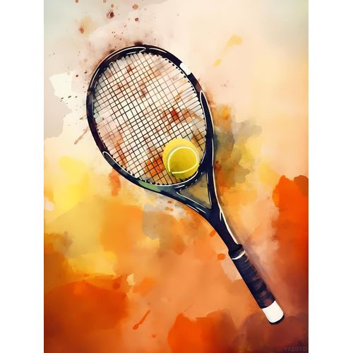 YEEIFFD 5D Adult Diamond Painting Kit - Watercolor Tennis Racket - 12x16 inch - Modern, Colorful, Unisex - DIY Craft Kit