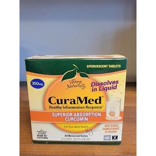 CuraMed Curcumin 350mg 30 Effervescent Tablets 04/17