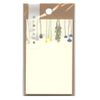 K-AWAD- Lightly Transparent Sticky Notes Marker [Rectangle B] Sticky Notes, Sticky Notes, Transparent, Floral Decoration,