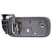 PT Auto Warehouse HO-2602G-RL - Interior Inner Inside Door Handle, Gray - Rear Left Driver Side