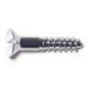 #6 x 3/4" Brass Slotted Flat Head Wood Screws (45 pcs.)