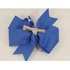 Blue Dots Hair Bow