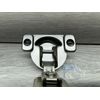 Liberty 110 Deg 1-1/2" Partial Overlay Two Prong Cabinet Hinge 8-pack